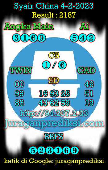 prediksi china 4 februari 2023, syair china hari ini sabtu 4-2-2023, bocoran china, prediksi china akurat, syair china, prediksi china jitu