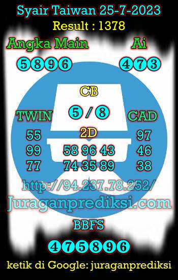 prediksi taiwan 25 juli 2023, syair taiwan hari ini selasa 25-7-2023, angka keluar togel taiwan, toto jitu taiwan 25 juli 2023 akurat