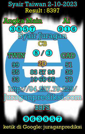 prediksi taiwan 2 oktober 2023, syair taiwan hari ini senin 2-10-2023, angka keluar togel taiwan, toto jitu taiwan 2 oktober 2023 akurat