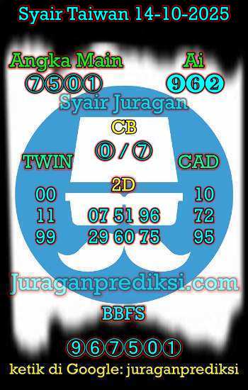 prediksi taiwan 14 oktober 2025, syair taiwan hari ini selasa 14-10-2024, angka keluar togel taiwan, toto jitu taiwan 14 oktober 2025 akurat