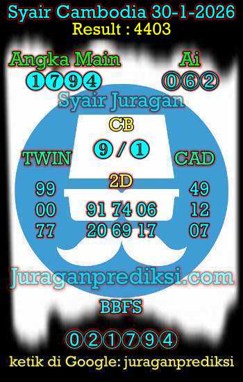 prediksi cambodia 30 januari 2026, syair cambodia hari ini jumat 30-1-2026, prediksi syair kamboja 30 januari 2026 4d jitu dan akurat